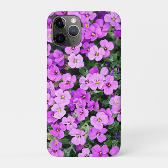 Funda De Case-Mate Para iPhone Flores moradas (Reverso)