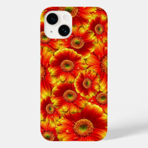 Funda Para iPhone 14 De Case-Mate Flores Naranjas Brillantes