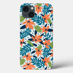 Funda Para iPhone 13 Flores naturales coloridas