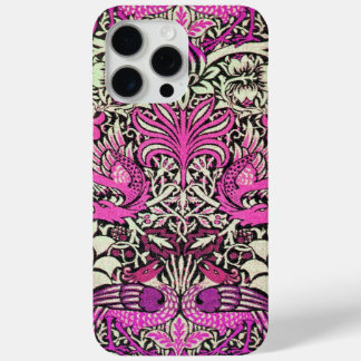 FUNDA PARA iPhone 15 PRO MAX FLORES, PÁQUINAS Y DRAGONES