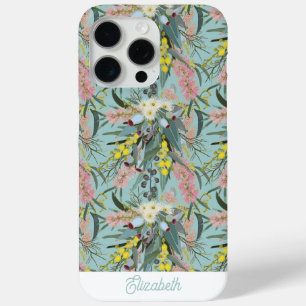 Funda Para iPhone 15 Pro Max Flores personalizadas de arbustos nativos australi