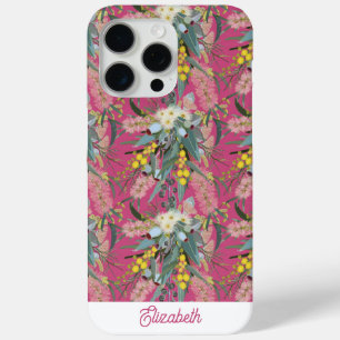 Funda Para iPhone 15 Pro Max Flores personalizadas de arbustos nativos australi