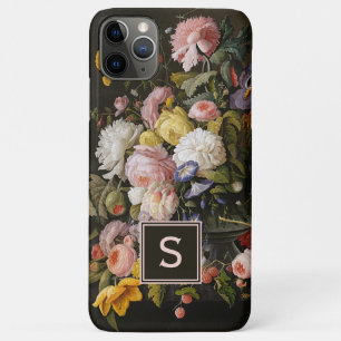 Funda Para iPhone 11 Pro Max Flores personalizadas pintura artística fina