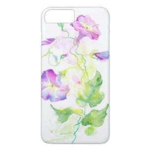 Funda Para iPhone 8 Plus/7 Plus Flores pintadas de la enredadera de la acuarela
