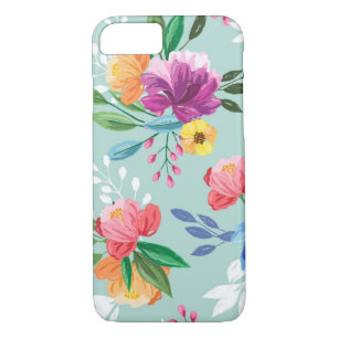 Funda Para iPhone 8/7 Flores pintadas increíbles