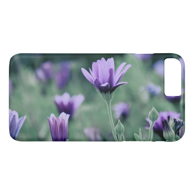 Funda De Case-Mate Para iPhone Flores puras delgadas (Reverso (horizontal))