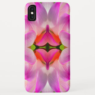 Funda Para iPhone XS Max FLORES PURPLE - Arte Fractal -