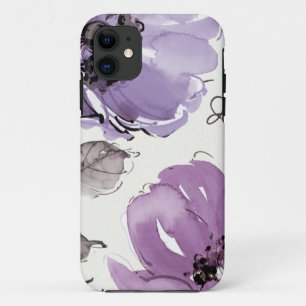 Funda Para iPhone 11 Flores púrpuras
