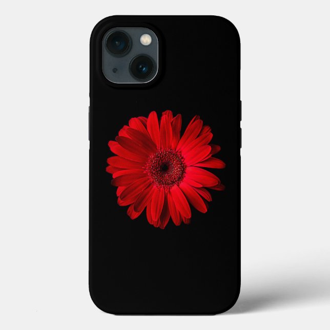 Funda De Case-Mate Para iPhone Flores | Red Gerbera Daisy (Reverso )