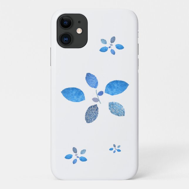 Funda De Case-Mate Para iPhone Flores reducidas en blanco (Reverso)