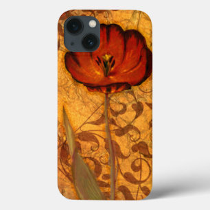 Funda Para iPhone 13 Flores rojas I