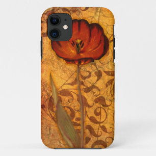 Funda Para iPhone 11 Flores rojas I