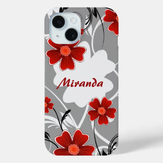 title_seo2 Flores rojas y silueta personalizadas
