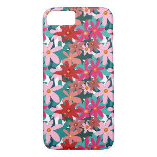 FUNDA PARA iPhone 8/7 FLORES ROJOS