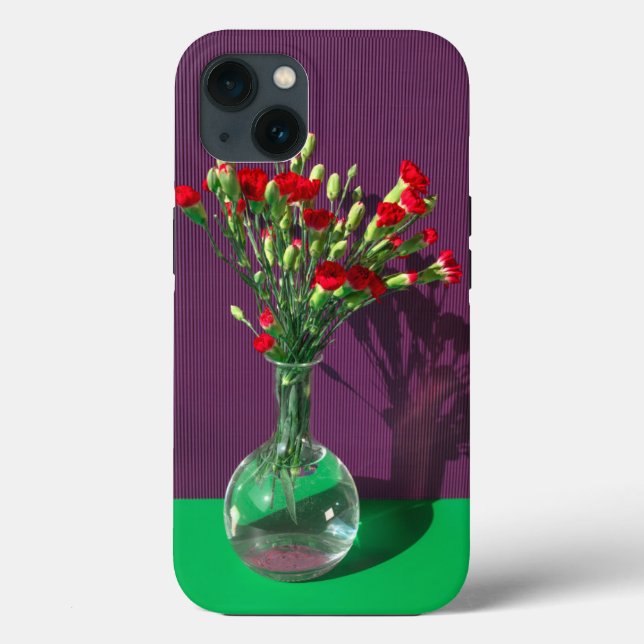 Funda De Case-Mate Para iPhone Flores | Róquet de la Carantera Roja (Reverso )