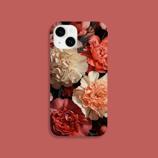 Funda Para iPhone 14 De Case-Mate Flores rosadas