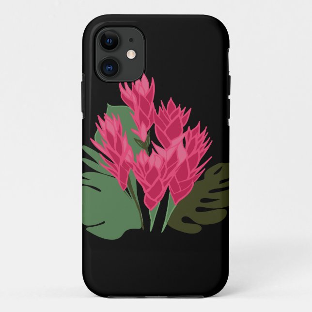 Funda De Case-Mate Para iPhone Flores rosas (Reverso)