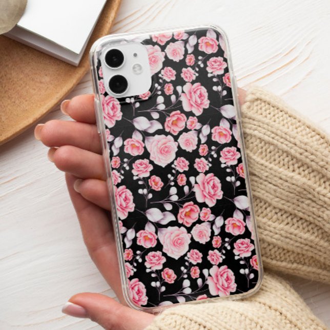 Funda De Case-Mate Para iPhone Flores rosas elegantes y moda de estilo (Subido por el creador)