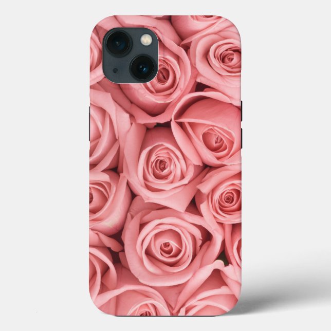 Funda De Case-Mate Para iPhone Flores | Roses rosados (Reverso )