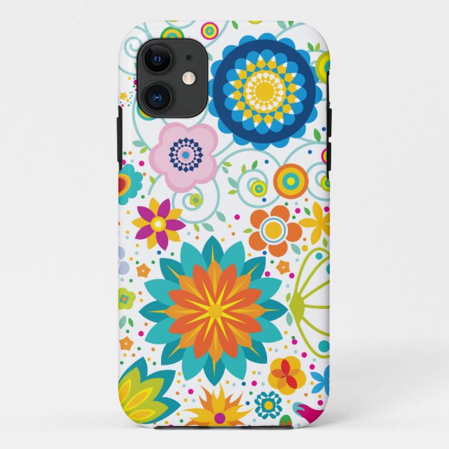 Funda De Case-Mate Para iPhone Flores salvajes (Reverso)