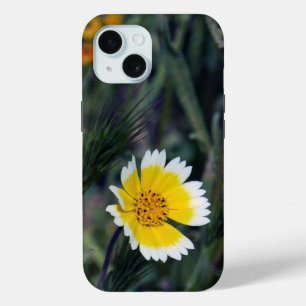 Funda Para iPhone 15 Flores silvestres Amarillas y Girasoles Blancos