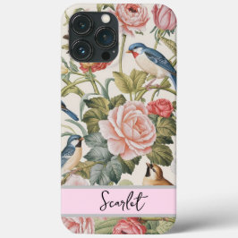 Funda Para iPhone 13 Pro Max Flores silvestres de acuarela moderna y elegante