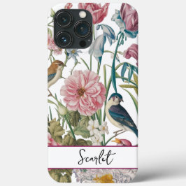 Funda Para iPhone 13 Pro Max Flores silvestres de acuarela moderna y elegante