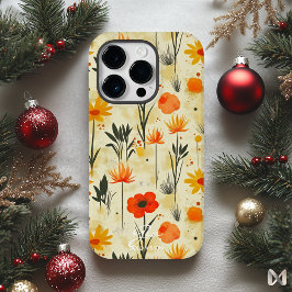 Funda Para iPhone 14 Pro De Case-Mate Flores Silvestres de Bienestar con Tonos Audaces y