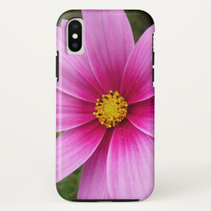 Funda Para iPhone X Flores silvestres de cosmos rosa