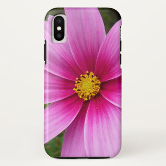 Funda Para iPhone X Flores silvestres de cosmos rosado