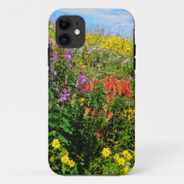 Funda Para iPhone 11 Flores silvestres de Montaña Rocosa