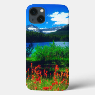 Funda Para iPhone 13 Flores silvestres de pincel indio