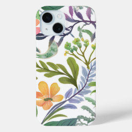 Funda Para iPhone 15 Flores silvestres de primavera | Campos de flores
