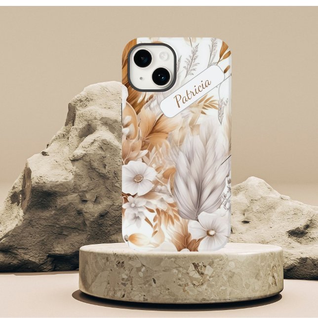 Funda De Case-Mate Para iPhone Flores silvestres rusticas modernas (Subido por el creador)