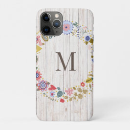 Funda Para iPhone 11 Pro Flores singulares monográficas de Madera de Edad
