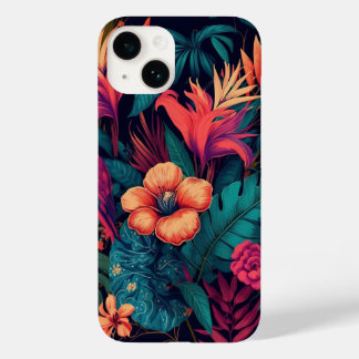 Funda Para iPhone 14 De Case-Mate Flores tropicales