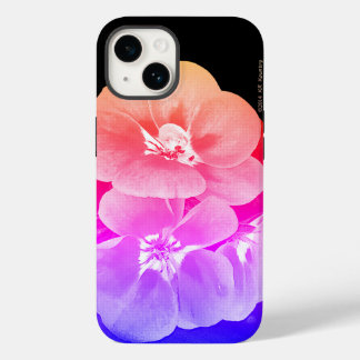 Funda Para iPhone 14 De Case-Mate Flores Tropicales Estilizadas Arcoíris