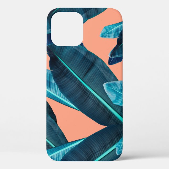 Funda De Case-Mate Para iPhone Flores tropicales, fondo botánico sin costuras. (Reverso )