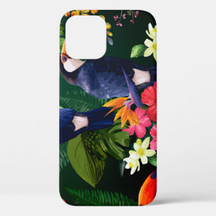 Funda Para iPhone 12 Flores tropicales, toscanas: fondo floral.