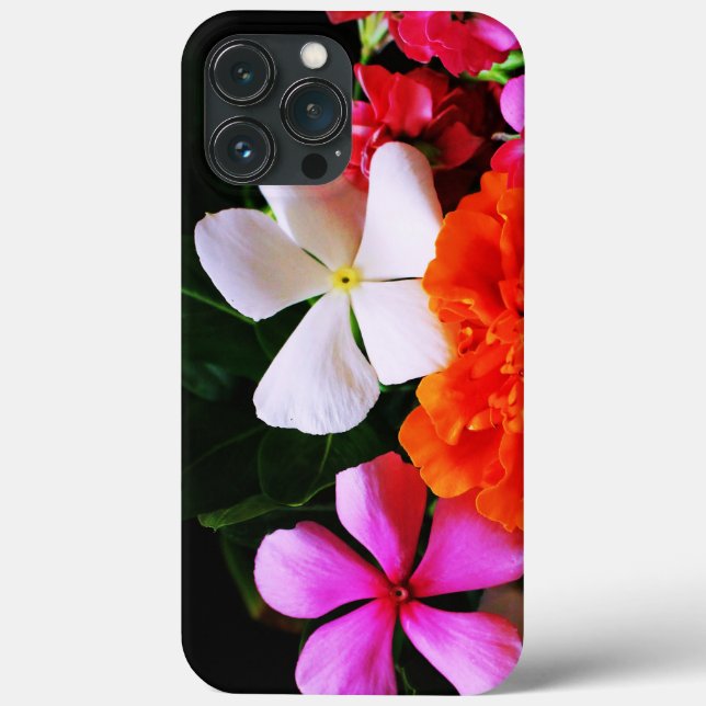 Funda De Case-Mate Para iPhone Flores vibrantes (Reverso )