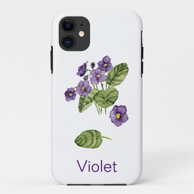 Funda De Case-Mate Para iPhone flores violeta malva para iPhone/iPad (Reverso)