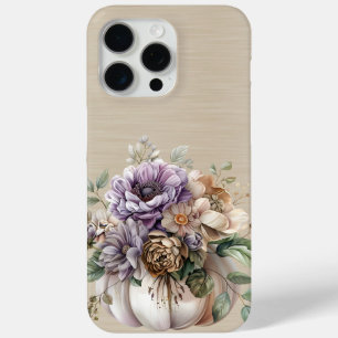 FUNDA PARA iPhone 15 PRO MAX FLORES Y BOMBAS DE FLUJOS DE FLUJOS Y DE FLUJOS DE