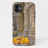 Flores y columnas, Jaisalmer Fort, Jaisalmer,