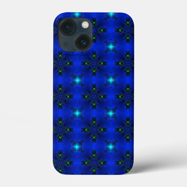 Funda De Case-Mate Para iPhone Flores y estrellas abstractas de Artdeco (Reverso )