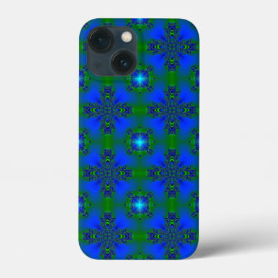 Funda Para iPhone 13 Mini Flores y estrellas abstractas de Artdeco