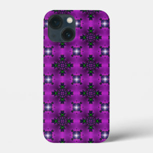 Funda Para iPhone 13 Mini Flores y estrellas abstractas de Artdeco