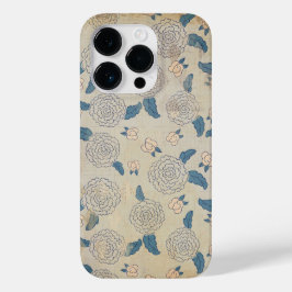 Funda Para iPhone 14 Pro De Case-Mate Flores y hojas japonesas antiguas