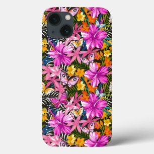 title_seo2 Flores y hojas tropicales