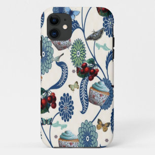 title_seo2 Flores y magdalenas azules