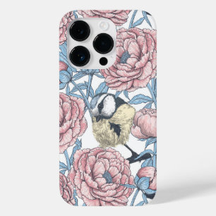 Funda Para iPhone 14 Pro De Case-Mate Flores y pájaros de peones